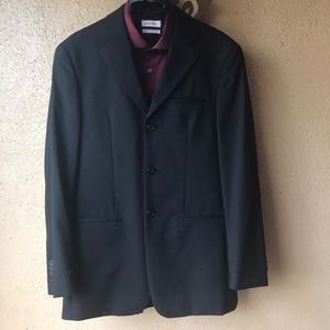 Wilke Rodriguez Men’s Black 2 Piece Suit